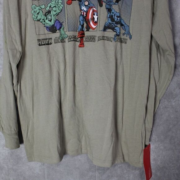 Men's MARVEL Super Heroe Team Up Long Sleeve Tee Large - Picture 2 of 4